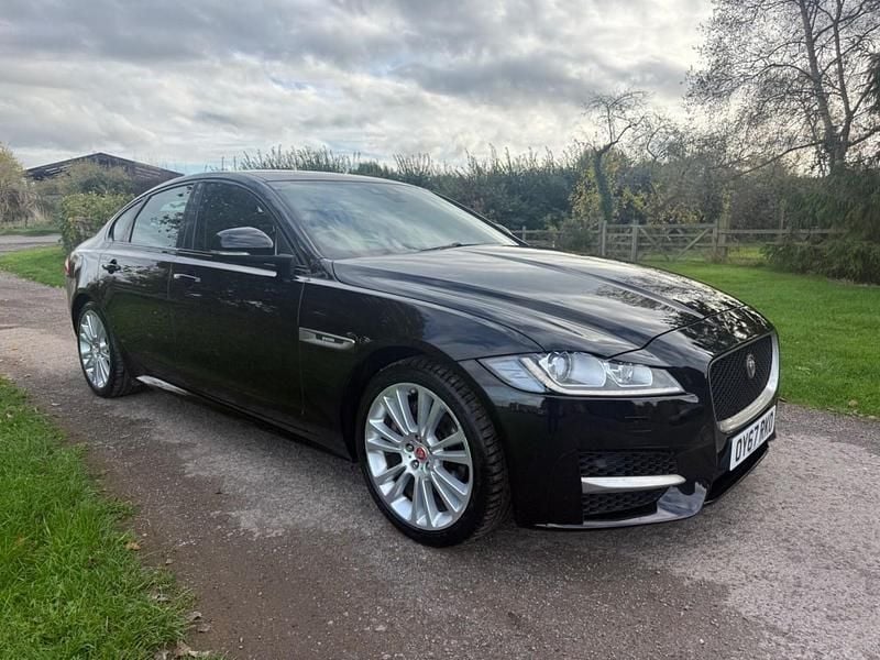 Black Used 2017 Jaguar XF R-Sport Sedan | £14,000 (A bit pricey) - Image 1/4