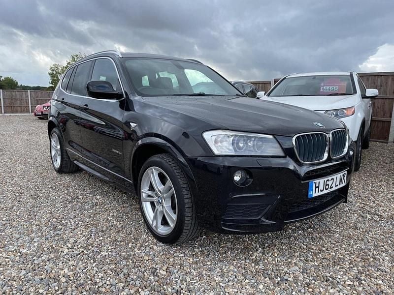 Black Used 2012 BMW X3 M Sport SUV | £8,495 (Fair price) - Image 1/4