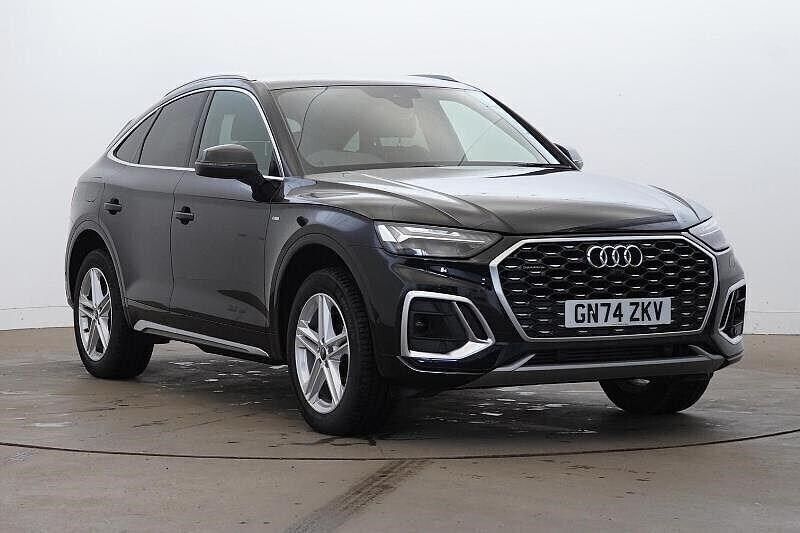Black Used 2024 Audi Q5 S-Line SUV | £37,480 (Fair price) - Image 1/4