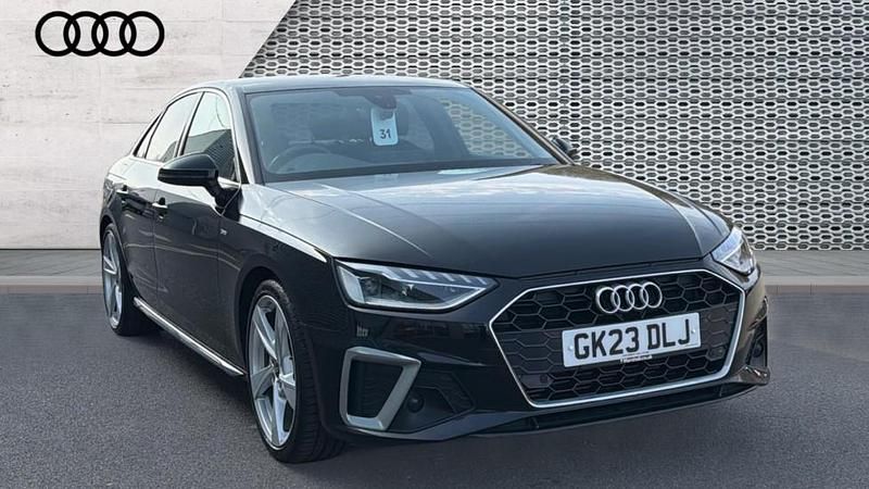 Used Audi A4 S-Line 150 HP (110 kW) 2023 Black Sedan