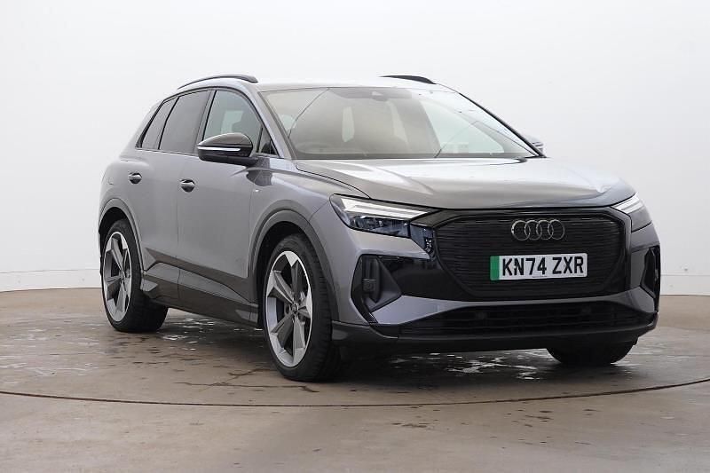 Grey Used 2024 Audi Q4 e-tron Black Edition SUV | £34,250 (Super price) - Image 1/4
