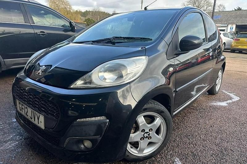 Used Peugeot 107 Allure 68 HP (50 kW) 2012 Black Hatchback