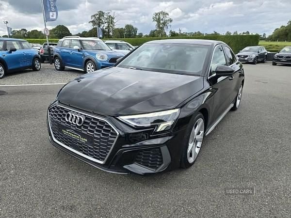 Used Audi A3 S-Line 2021 Black Sedan