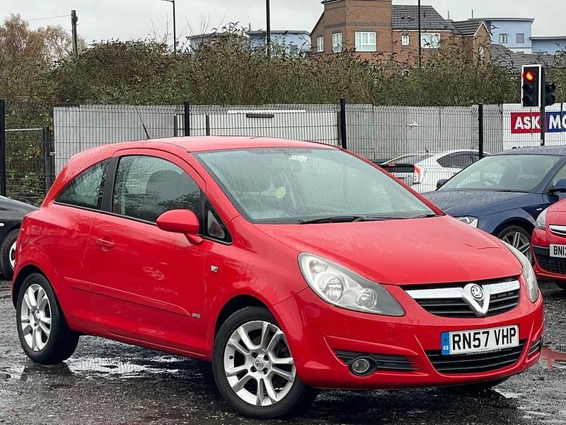 Red Used 2008 Vauxhall Corsa Hatchback | £1,295 (Fair price) - Image 1/4