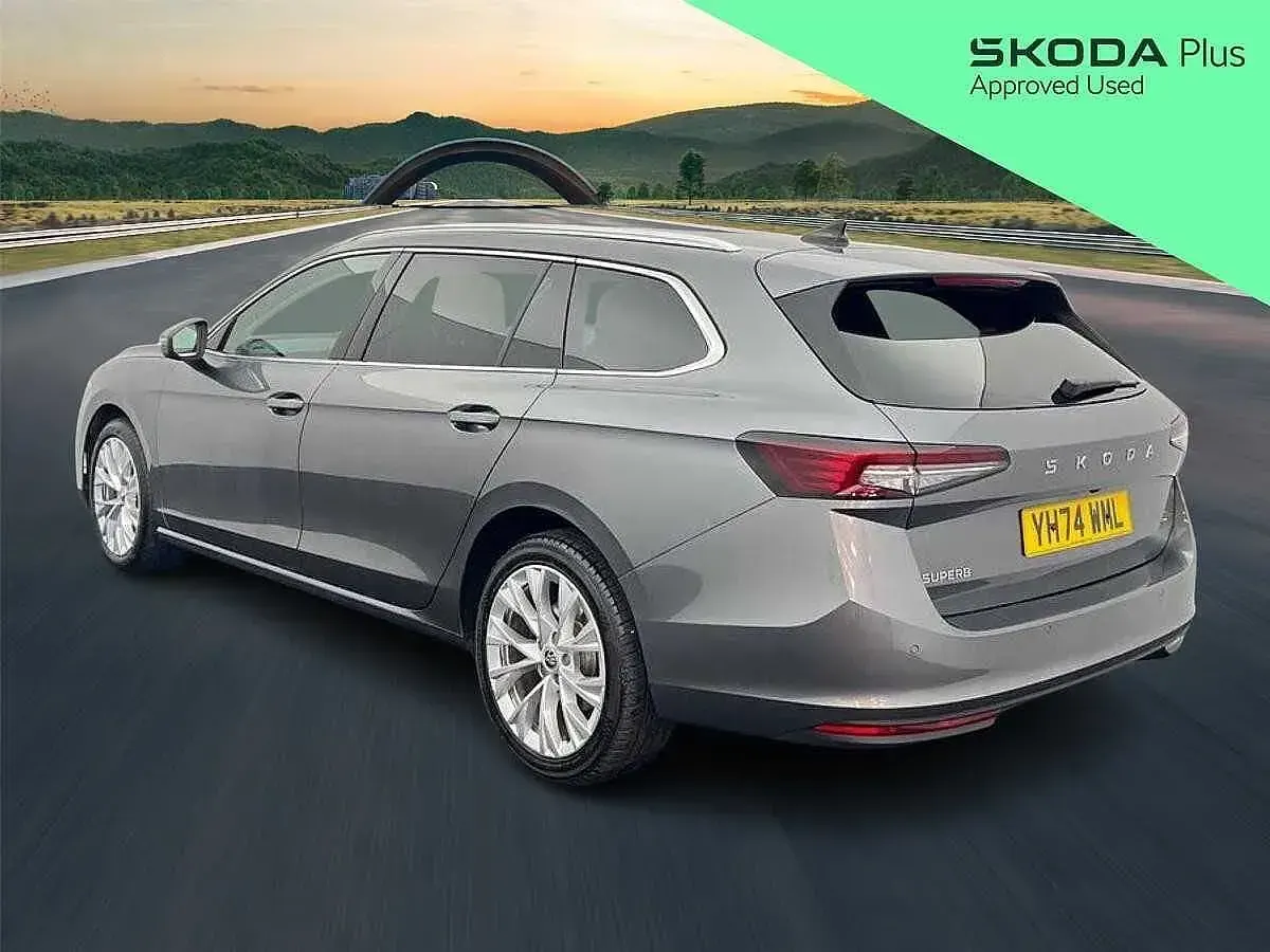 Used Skoda Superb SE L 110 HP (80 kW) 2024 Graphite grey metallic Estate