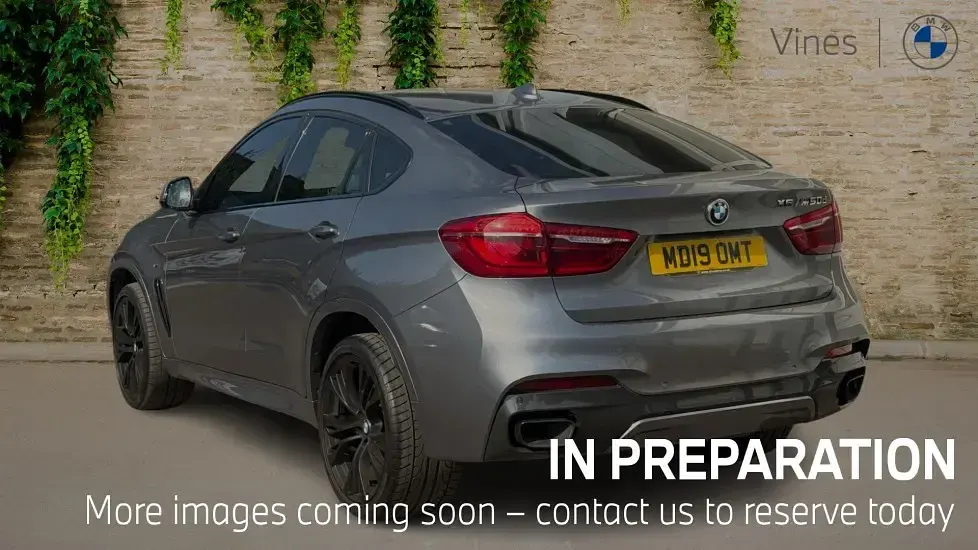 Used BMW X6 M50 Shadowline 376 HP (276 kW) 2019 Grey SUV