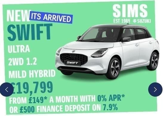 Orange New 2024 Suzuki Swift Hatchback | £20,799 - Image 1/1