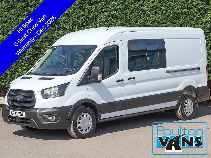 Used Ford Transit Trend 130 HP (95 kW) 2023 White Van