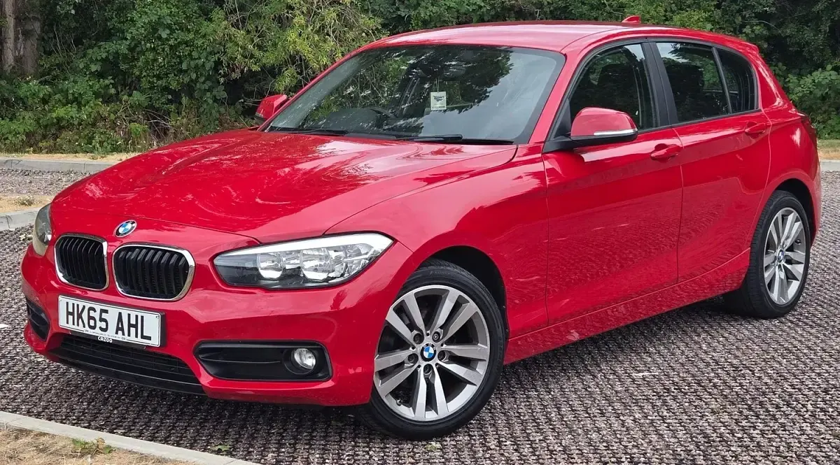 Used BMW 116 Sport Line 2015 Red Hatchback