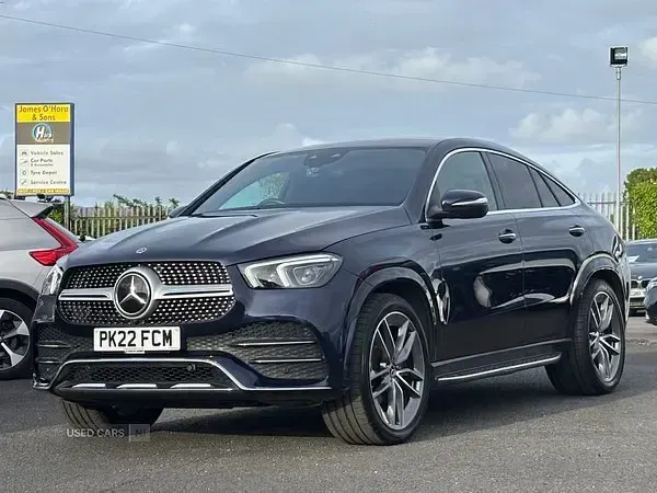 Usado Mercedes GLE400 AMG Line Premium Plus 2022 Azul Coupé
