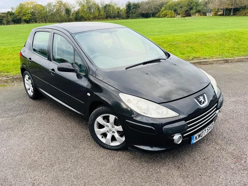 Black Used 2007 Peugeot 307 S Hatchback | £2,499 (Fair price) - Image 1/4