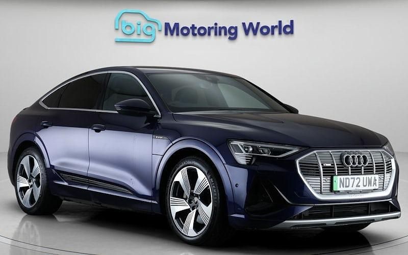 Used Audi e-tron Sportback S-Line 300 kW (408 HP) 2022 Blue SUV