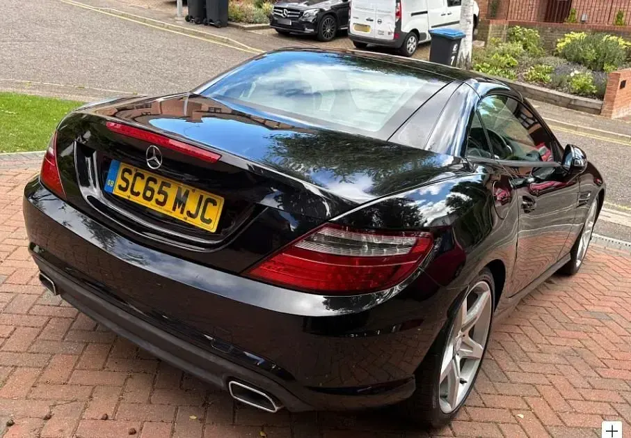 Used Mercedes SLK200 AMG 2015 Black Cabriolet