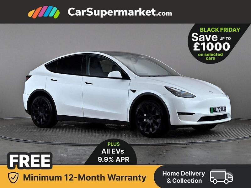 White Used 2022 Tesla Model Y Long Range AWD SUV | £22,497 (Fair price) - Image 1/3