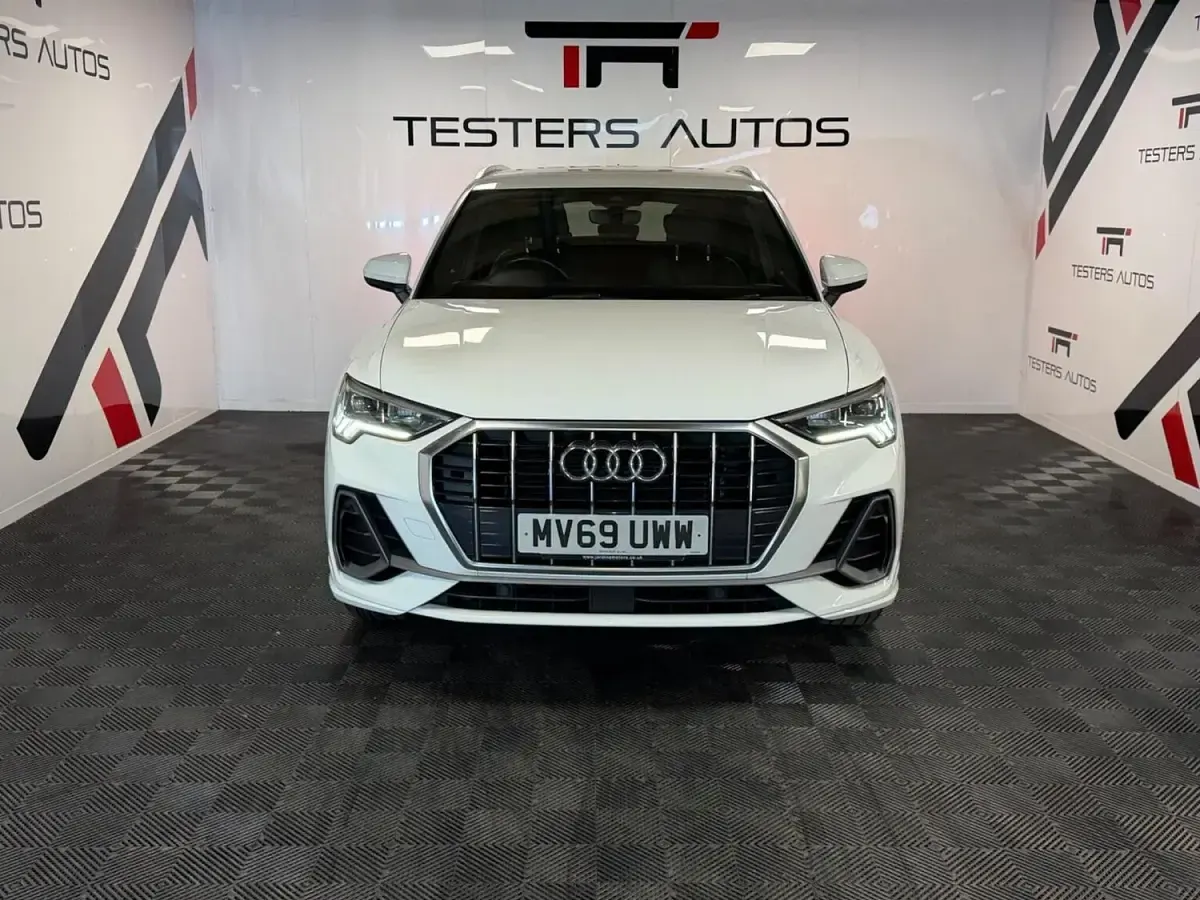 Used Audi Q3 S-Line 150 HP (110 kW) 2019 White SUV