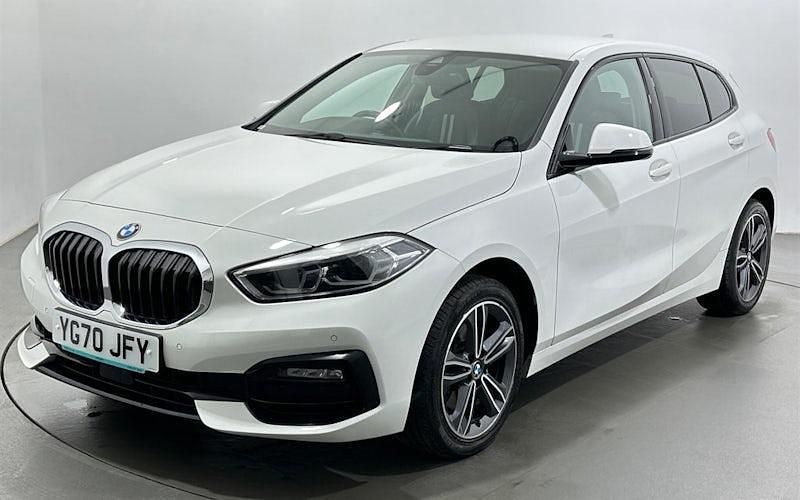 Used BMW 116 Sport Line 116 HP (85 kW) 2020 White Hatchback