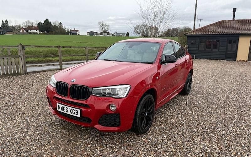 Used BMW X4 M Sport 313 HP (230 kW) 2016 Red SUV