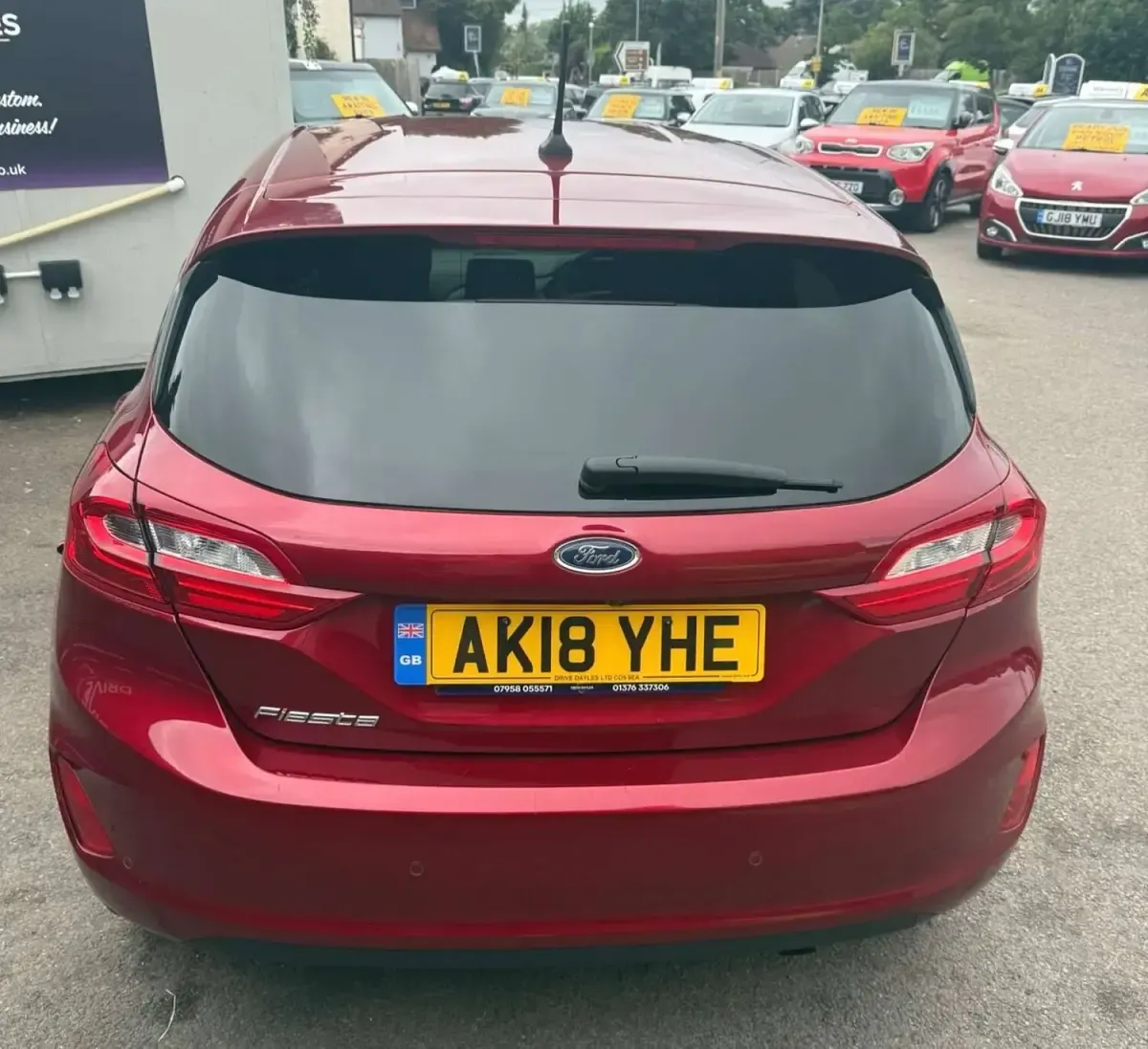 Used Ford Fiesta Titanium X 100 HP (73 kW) 2018 Red Hatchback