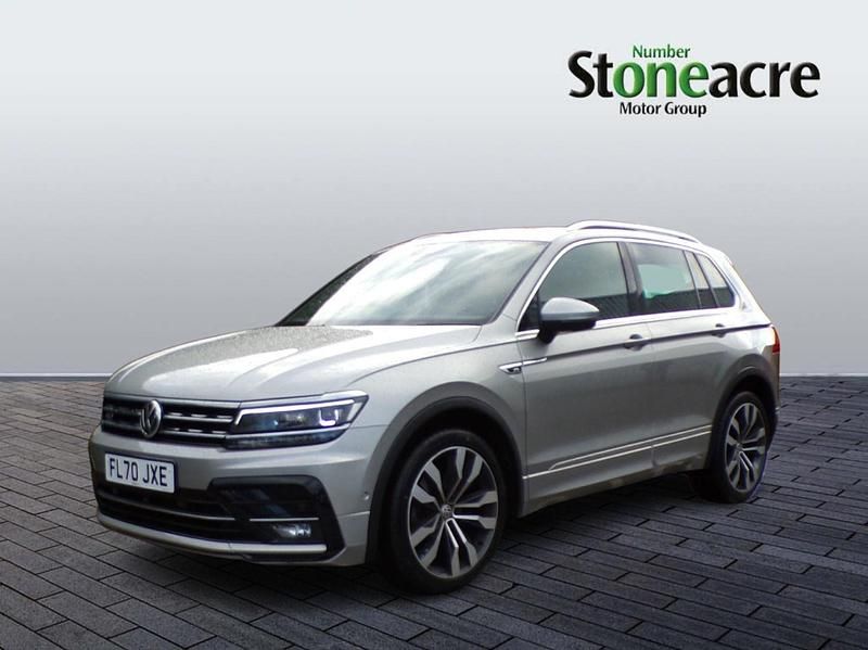 Used VW Tiguan R-line 150 HP (110 kW) 2020 Silver SUV