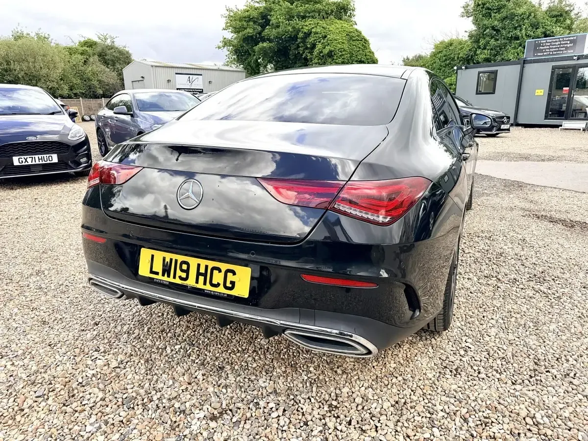 Used Mercedes CLA200 AMG line 2019 Black Coupe