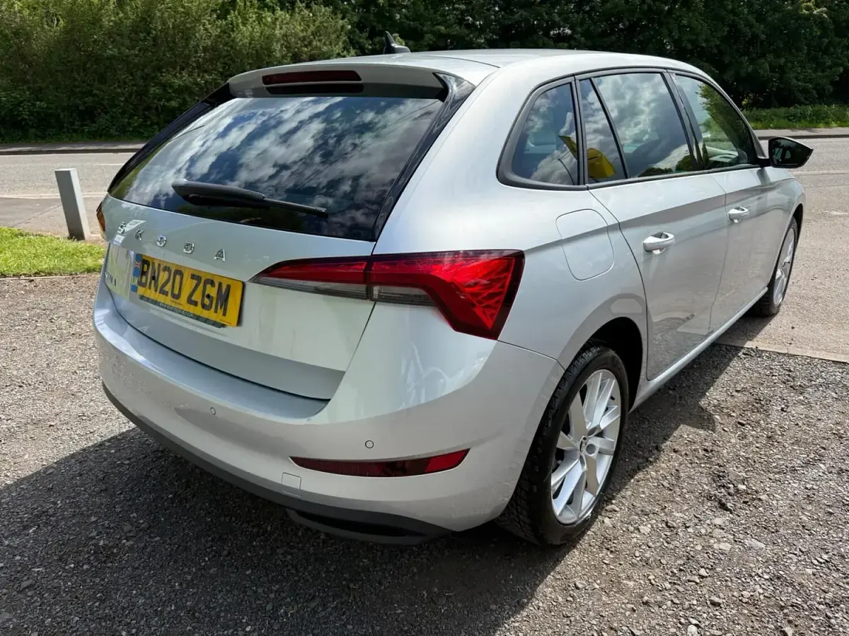 Used Skoda Scala SE L 115 HP (84 kW) 2020 Silver Hatchback