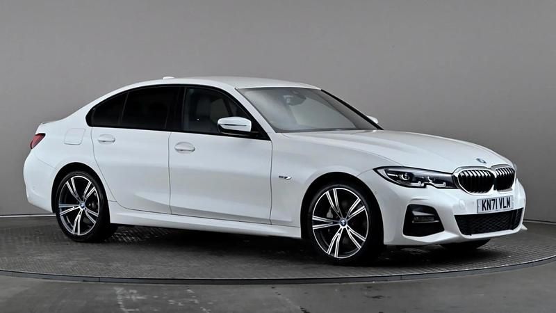 White Used 2021 BMW 330e M Sport Sedan | £23,998 - Image 1/4