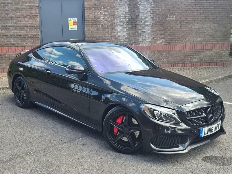 Black Used 2016 Mercedes C300 AMG Line Premium Plus Coupe | £16,990 (Expensive) - Image 1/4