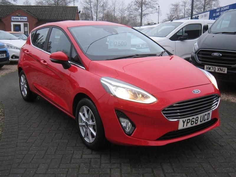 Red Used 2018 Ford Fiesta Zetec Hatchback | £7,500 (Super price) - Image 1/4