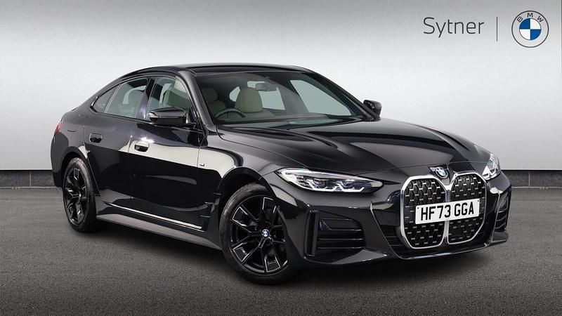 Black Used 2023 BMW 420 Gran Coupé M Sport Coupe | £29,500 (Good price) - Image 1/4