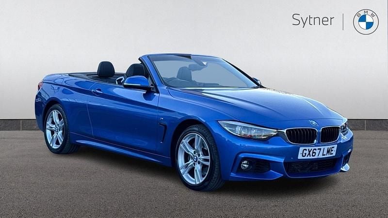 Used BMW 435 M Sport 313 HP (230 kW) 2017 Blue Cabriolet