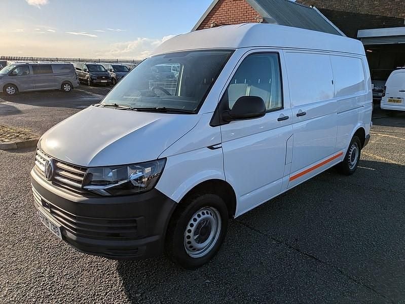 Begagnad VW Transporter Startline 2018 Vit Van