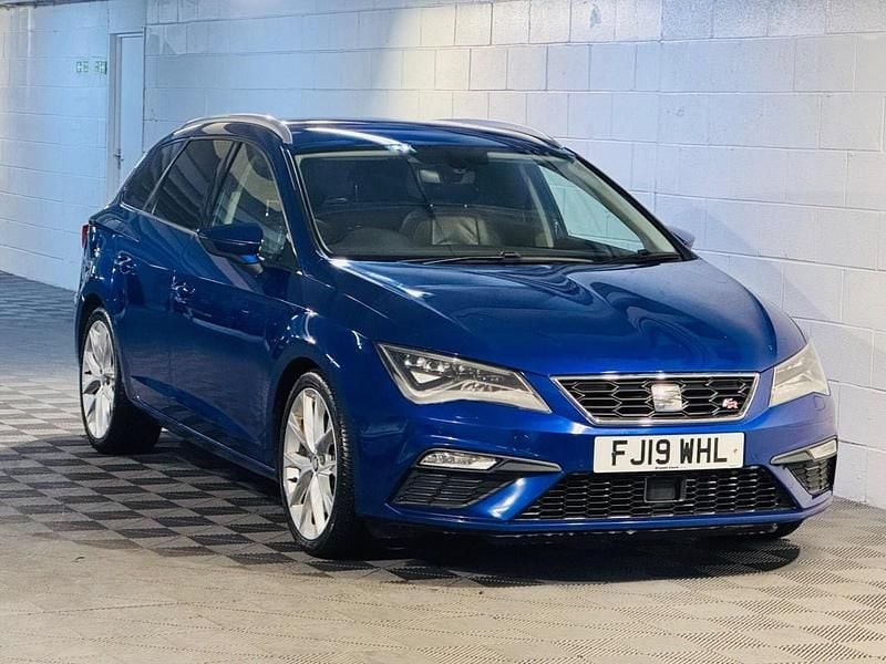 Blue Used 2019 Seat Leon FR Sport Estate | £6,489 (Super price) - Image 1/4