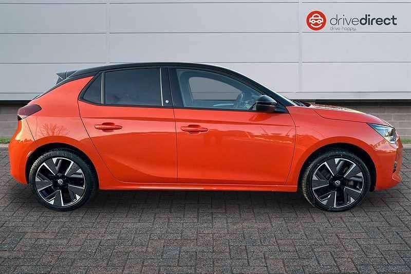 Used Vauxhall Corsa-e GS Line 100 kW (136 HP) 2022 Orange Hatchback