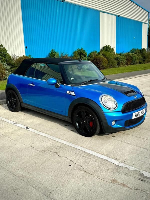 Blue Used 2010 Mini Cooper S Cabriolet Cabriolet | £2,375 (Good price) - Image 1/4