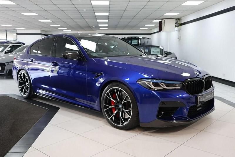 Blue Used 2022 BMW M5 Competition Edition Sedan | £67,949 (Expensive) - Image 1/4