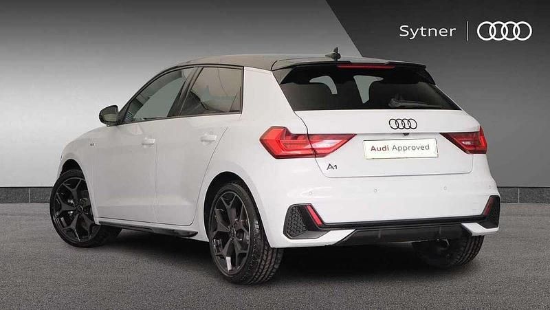 New Audi A1 Black Edition 148 HP (108 kW) 2025 White Hatchback