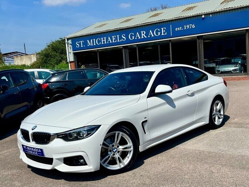 White Used 2018 BMW 420 M Sport Coupe | £18,495 (A bit pricey) - Image 1/4