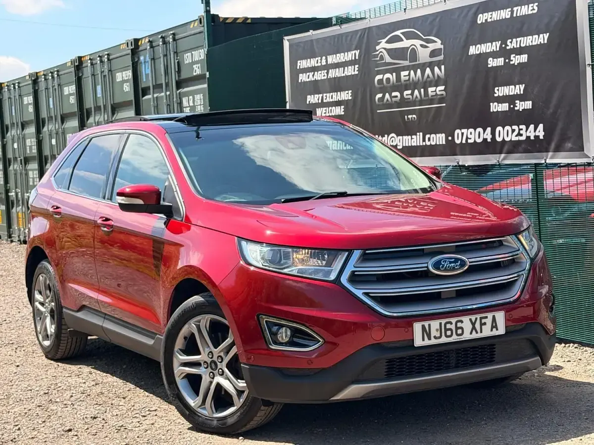 Used Ford Edge Titanium 210 HP (154 kW) 2016 Red SUV