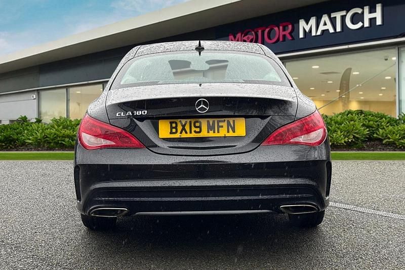Used Mercedes CLA180 AMG line 2019 Black Sedan
