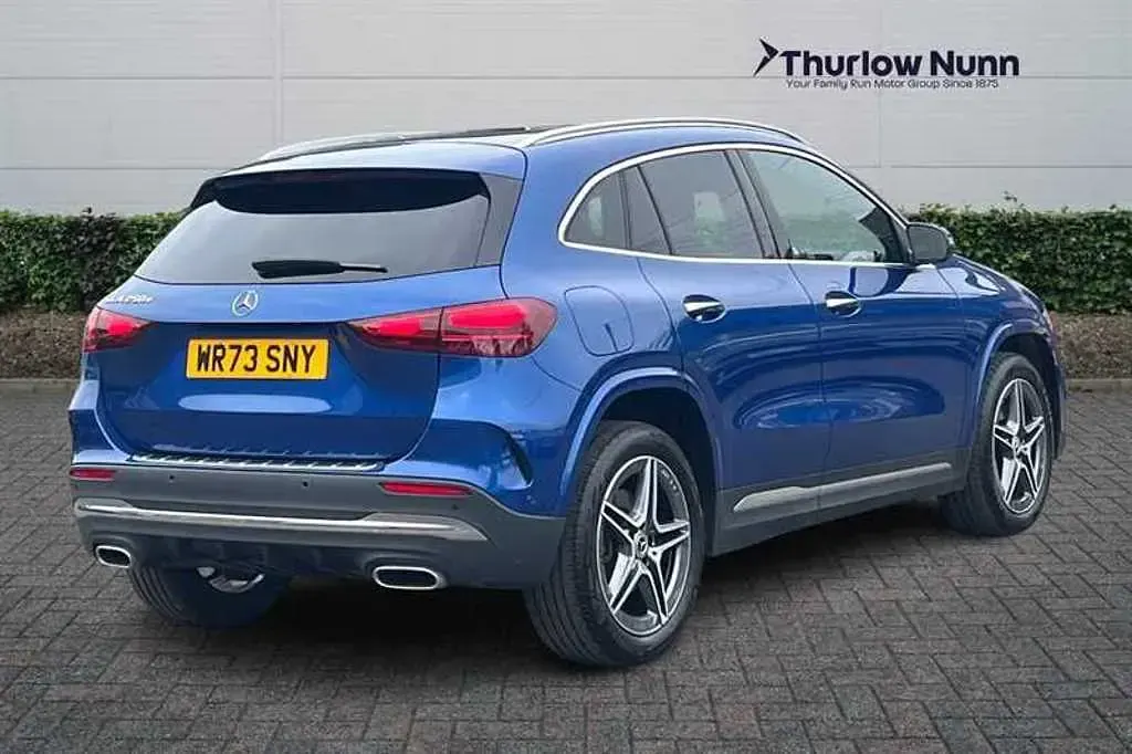 Used Mercedes GLA250 AMG line 218 HP (160 kW) 2023 Blue SUV