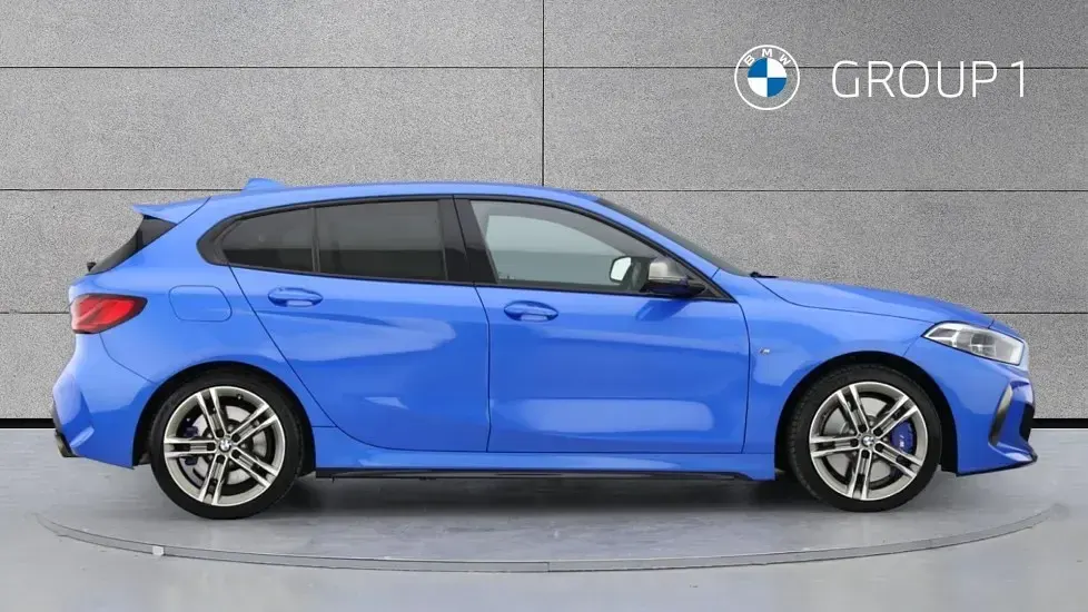 Used BMW M135 Shadowline 306 HP (225 kW) 2020 Blue Hatchback
