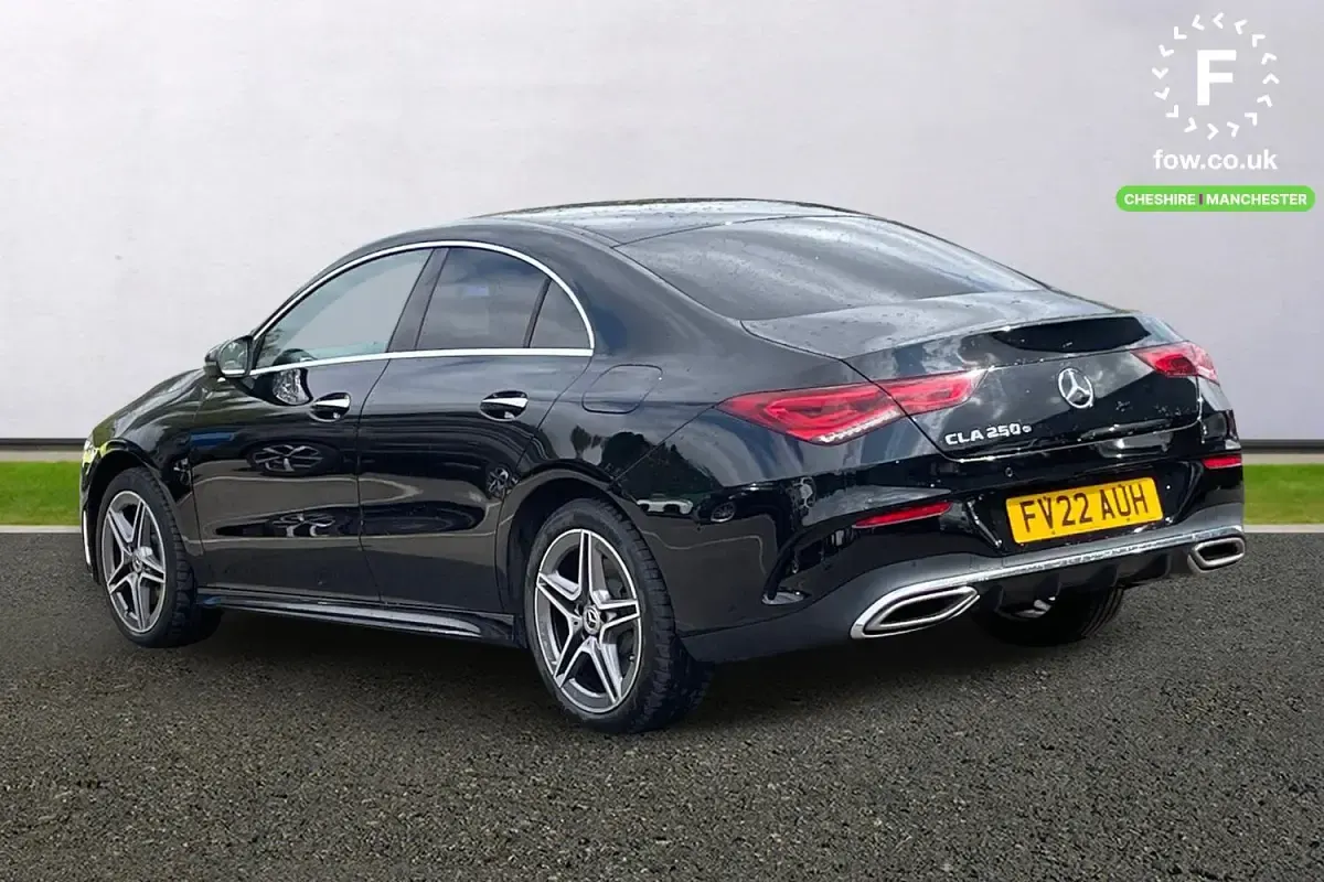 Used Mercedes CLA250e AMG Line Premium 218 HP (160 kW) 2022 Black Coupe