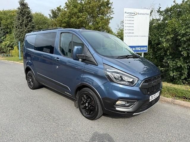 Used Ford Transit Custom 170 HP (125 kW) 2022 Blue Van