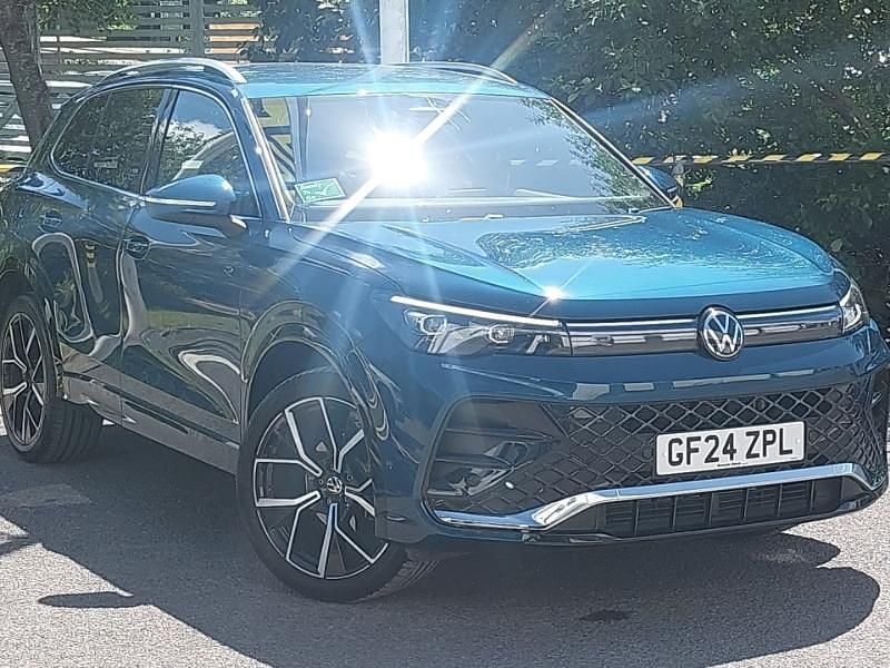 Blue Used 2024 VW Tiguan R-line SUV | £32,998 (Expensive) - Image 1/4