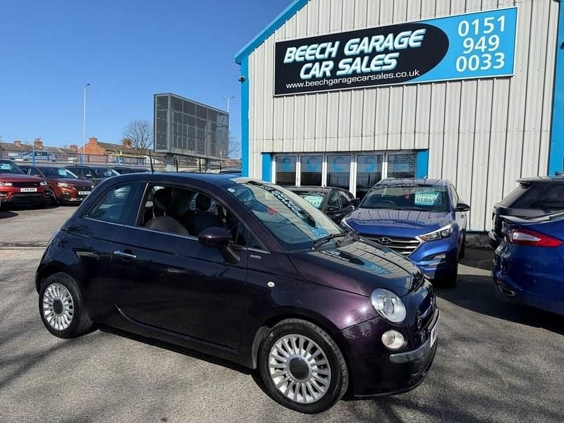 Used Fiat 500 Lounge 85 HP (62 kW) 2014 Mauve/purple Hatchback