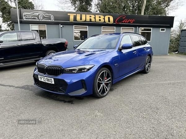 Blue Used 2022 BMW 330e M Sport Estate | £27,950 (Fair price) - Image 1/4