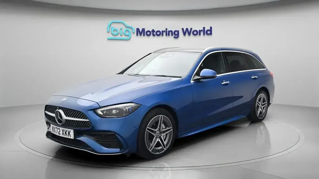 Used Mercedes C300e AMG Line Premium Plus 2022 Blue Estate