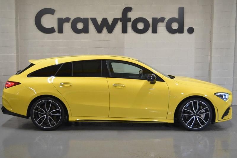 Used Mercedes CLA35 AMG AMG 2019 Yellow Estate