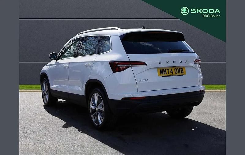 Used Skoda Karoq SE L 150 HP (110 kW) 2024 Moon white metallic SUV
