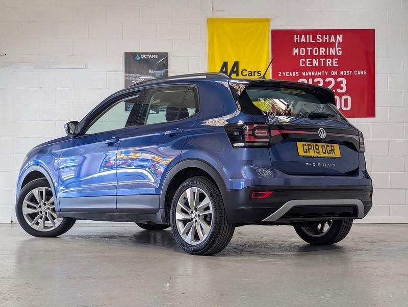 Used VW T-Cross SE 115 HP (84 kW) 2019 Blue SUV